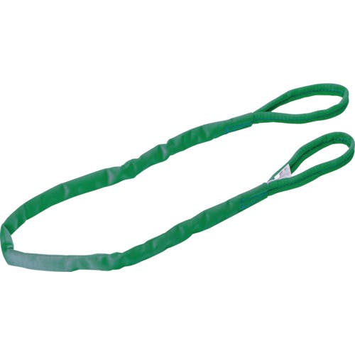 【CAINZ-DASH】東レインターナショナル産資製品課 ラウンドスリング　シライマルチスリング［［Ｒ上］］　ＪＩＳ認証品　ＨＥ　両端アイ形　２．０ｔ　長さ５．０ｍ HE-W020X5.0【別送品】