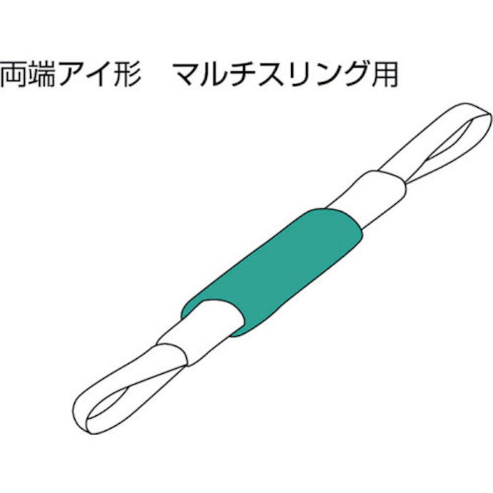 【CAINZ-DASH】東レインターナショナル産資製品課 補強筒ＳＭＴ（４ｍｍ厚／マジックテープタイプ）ＨＥ２ｔ用×０．５ｍ　（ラウンドスリング用） SMT-HE2.0X0.5【別送品】