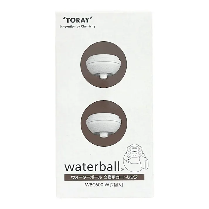 東レ トレビーノ 小型浄水器ウォーターボール カートリッジ 2個入り WBC600-W