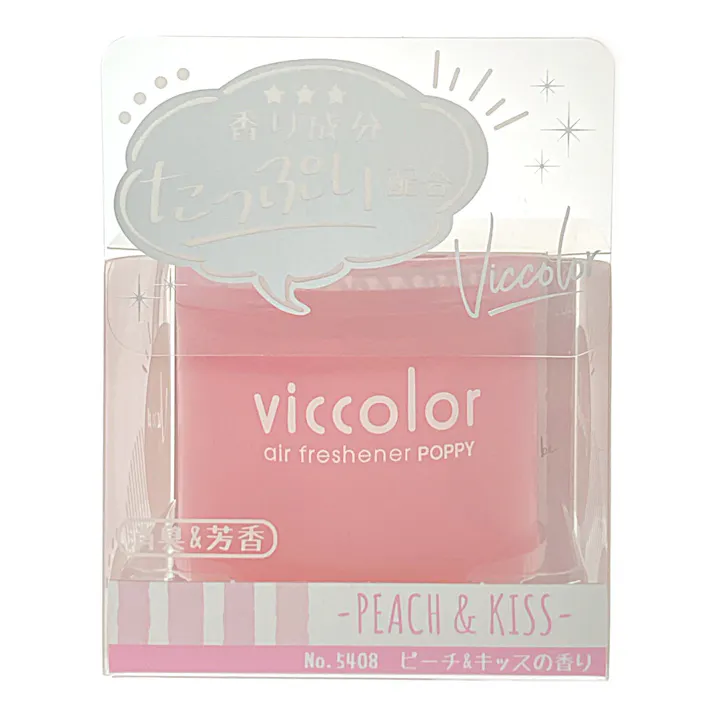 ビッカラ 車用芳香剤 ピーチ&キッス No.5408