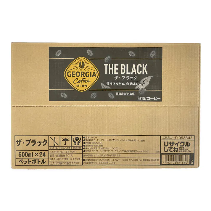 【ケース販売】ジョージア ザ・ブラック 500ml×24本