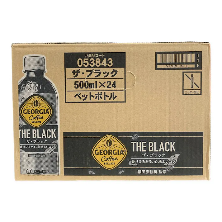 【ケース販売】ジョージア ザ・ブラック 500ml×24本