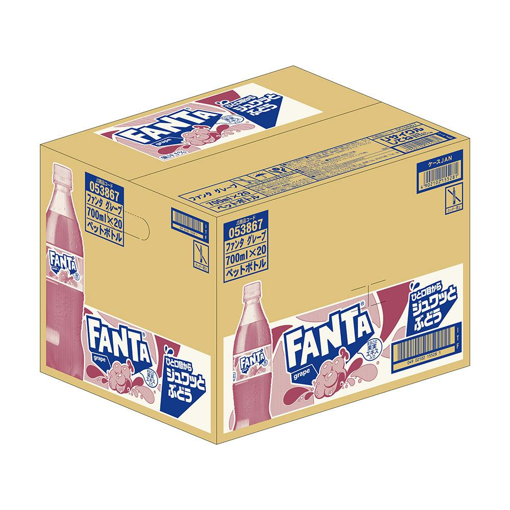 ケース販売】ファンタ グレープ 700ml×20本 | 飲料・水・お茶