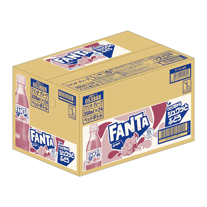 【ケース販売】日本コカ・コーラ ファンタ グレープ 350ml×24本