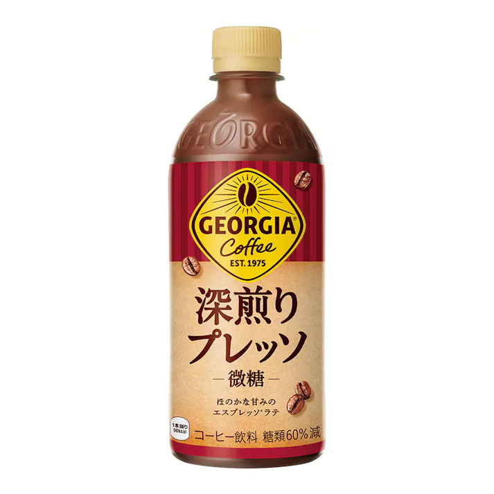 ジョージア 深煎りプレッソ 微糖 500ml×1本