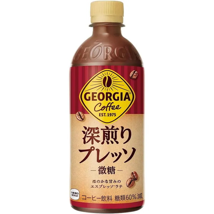 【ケース販売】ジョージア 深煎りプレッソ 微糖 500ml×24本