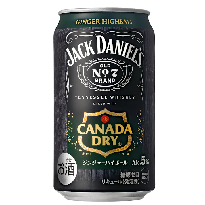 ジャックダニエル カナダドライ ジンジャーハイボール 350ml