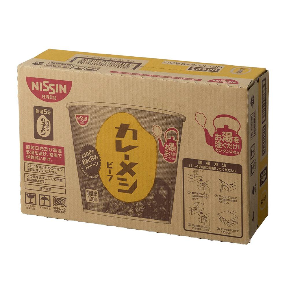 【ケース販売】日清食品 日清カレーメシ ビーフ 107g×6食入 エコバッグ付