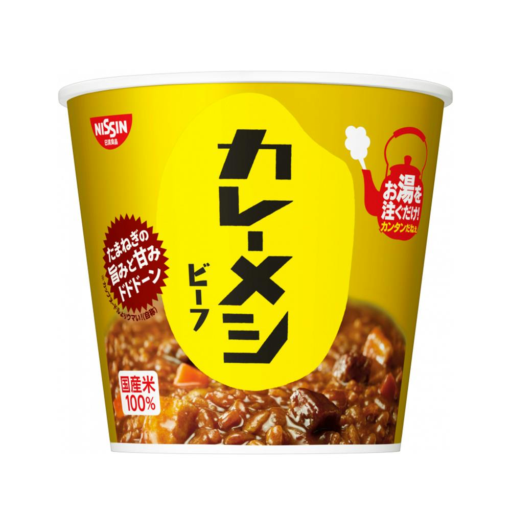 ケース販売】日清食品 日清カレーメシ ビーフ 107g×6食入 | 食料品