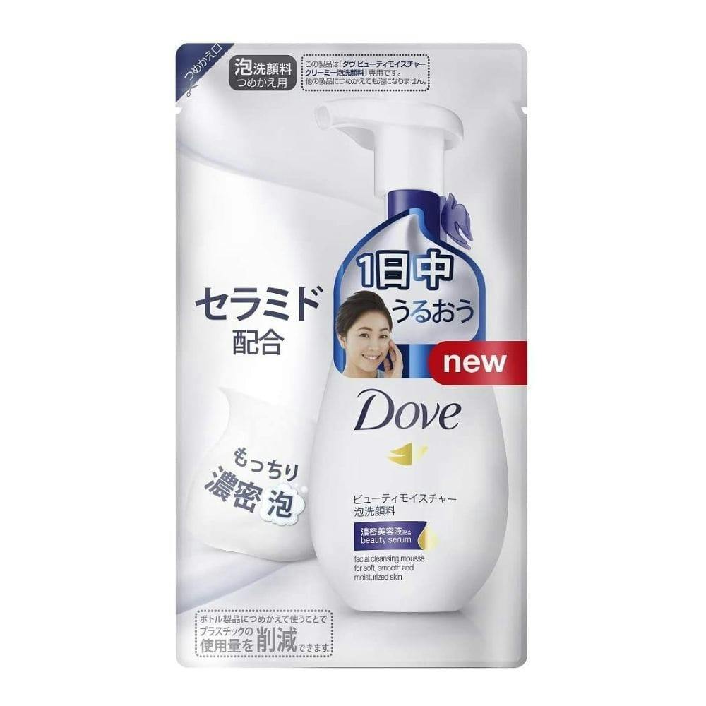ダヴ（Dove）ビューティモイスチャー クリーミー泡洗顔料 つめかえ用×3個 125mL 乾燥肌 ユニリーバ