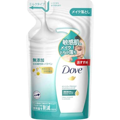 ユニリーバ ダヴ センシティブマイルド ミルククレンジング 詰替 180ml