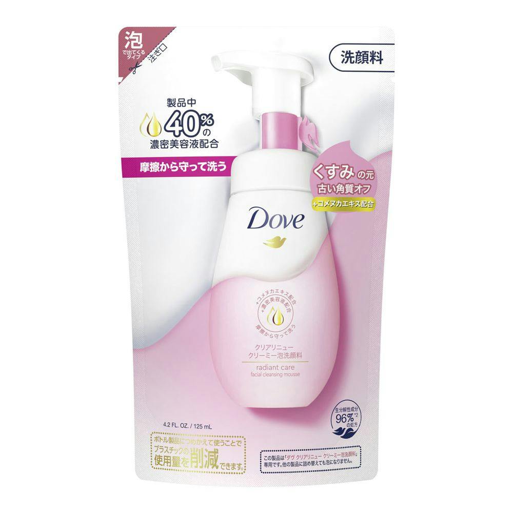 ダヴ クリアリニュー クリーミー泡洗顔料 詰替 125ml