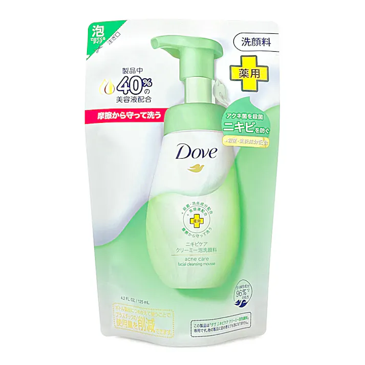ダヴ ニキビケア クリーミー泡洗顔 詰替 125ml