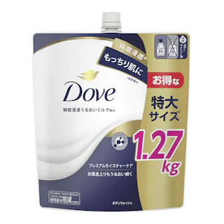 ダヴ ボディウォッシュ プレミアムモイスチャーケア 詰替 特大 1270g