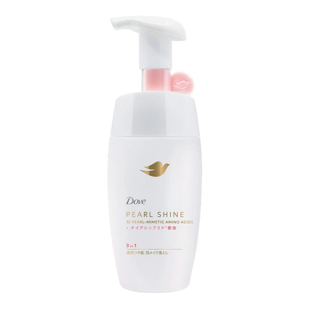 ダヴ パールシャイン 3in1 透明つや肌 泡メイク落とし 本体 170ml