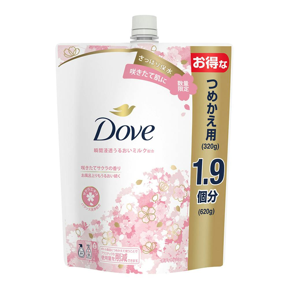 ダヴ ボディウォッシュ 咲きたてサクラの香り 詰替 620g