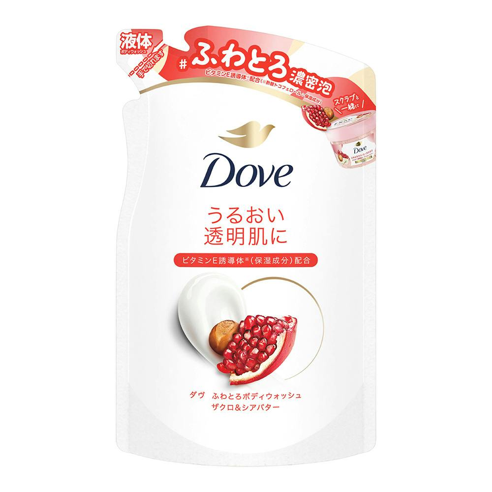 ダヴ ふわとろボディウォッシュ ザクロ＆シアバター 詰替