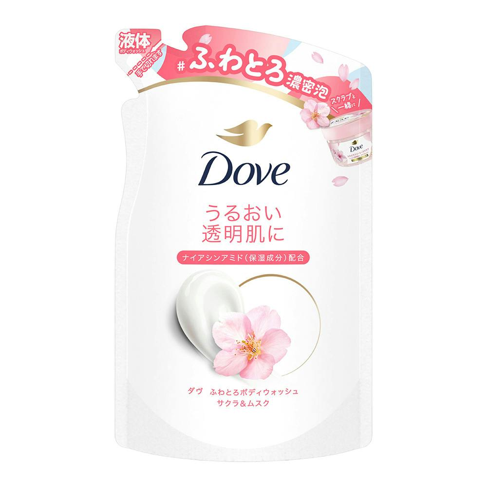 ダヴ ふわとろボディウォッシュ サクラ＆ムスク 詰替