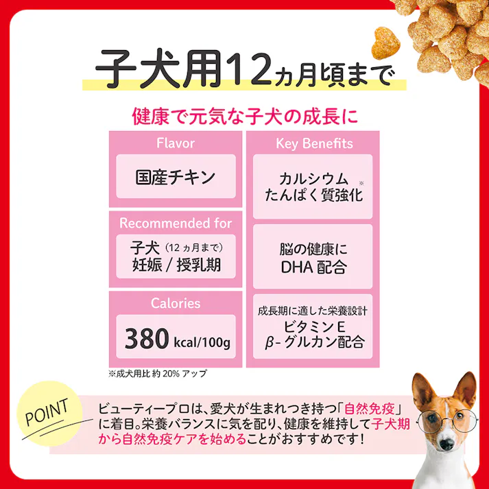 ビューティープロ ドッグ 12ヵ月頃まで 子犬用 2.5kg