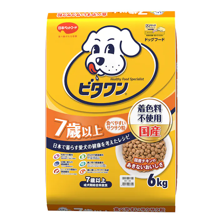 ビタワン 7歳以上用 チキン 6Kg