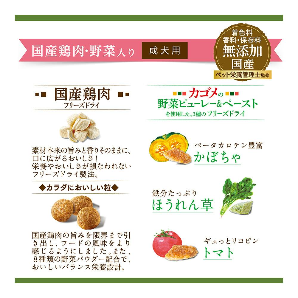 ピュア ドッグ 成犬用 鶏肉・小魚・野菜ブレンド お試しサイズ 150g