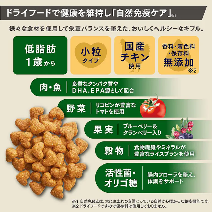 ビューティープロ パウダフル 低脂肪 1歳から チキン味パウダー付き お手頃サイズ 100g