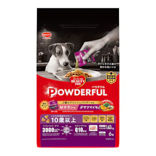 ビューティープロ パウダフル 10歳以上 チキン味・サツマイモ味パウダー付き1.62kg