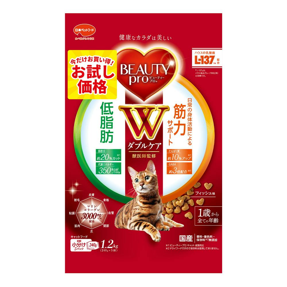 ビューティープロ Wケア低脂肪筋力サポートお試し品(販売終了