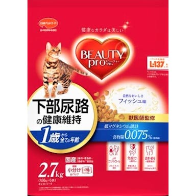 日本ペットフード ビューティープロキャット 下部尿路の健康維持 1歳から全ての年齢 450g×6袋