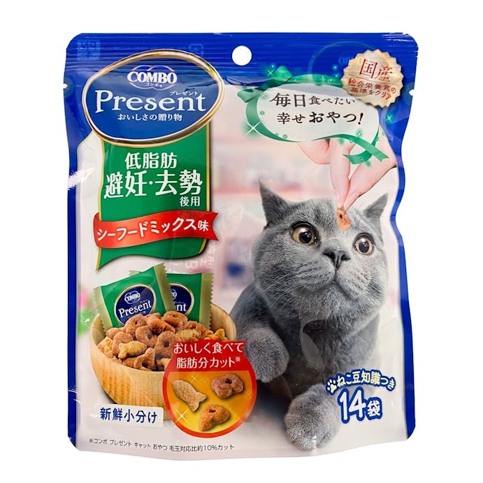 コンボプレゼント 猫おやつ 低脂肪 42g