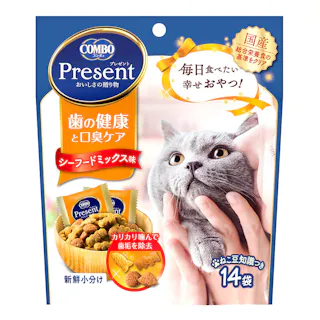 コンボ プレゼント おやつ 歯の健康と口臭ケア シーフードミックス味 小分け14袋