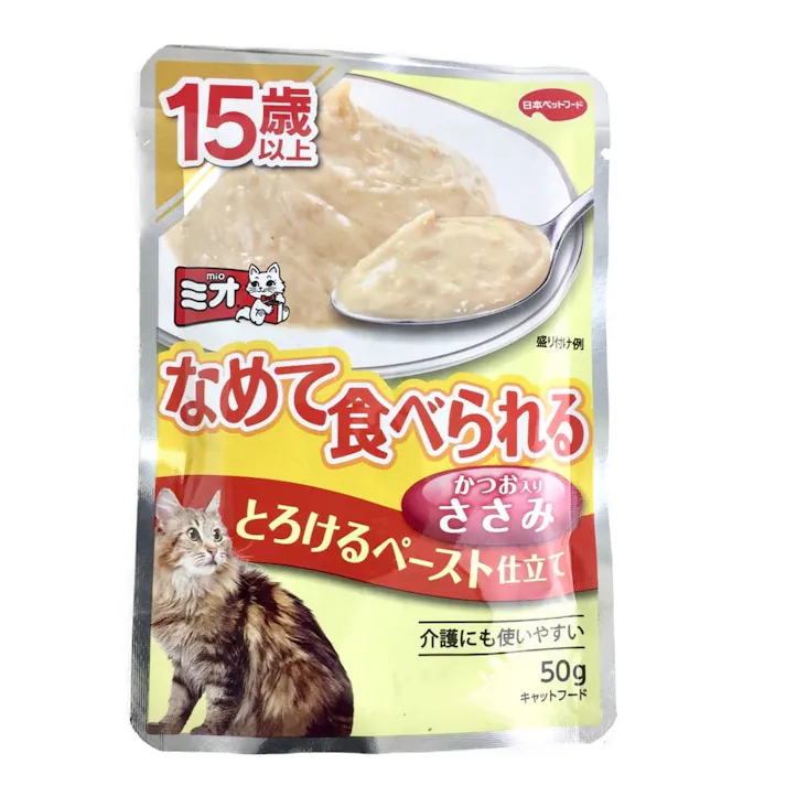 ミオレトルト 15歳以上 とろけるペーストささみ 50g(販売終了)