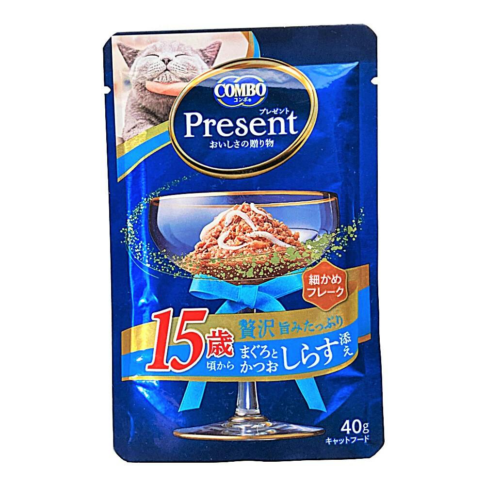 コンボキャットプレゼント 15歳頃から まぐろとかつお 40g(販売終了) | ペット用品（猫） 通販 | ホームセンターのカインズ