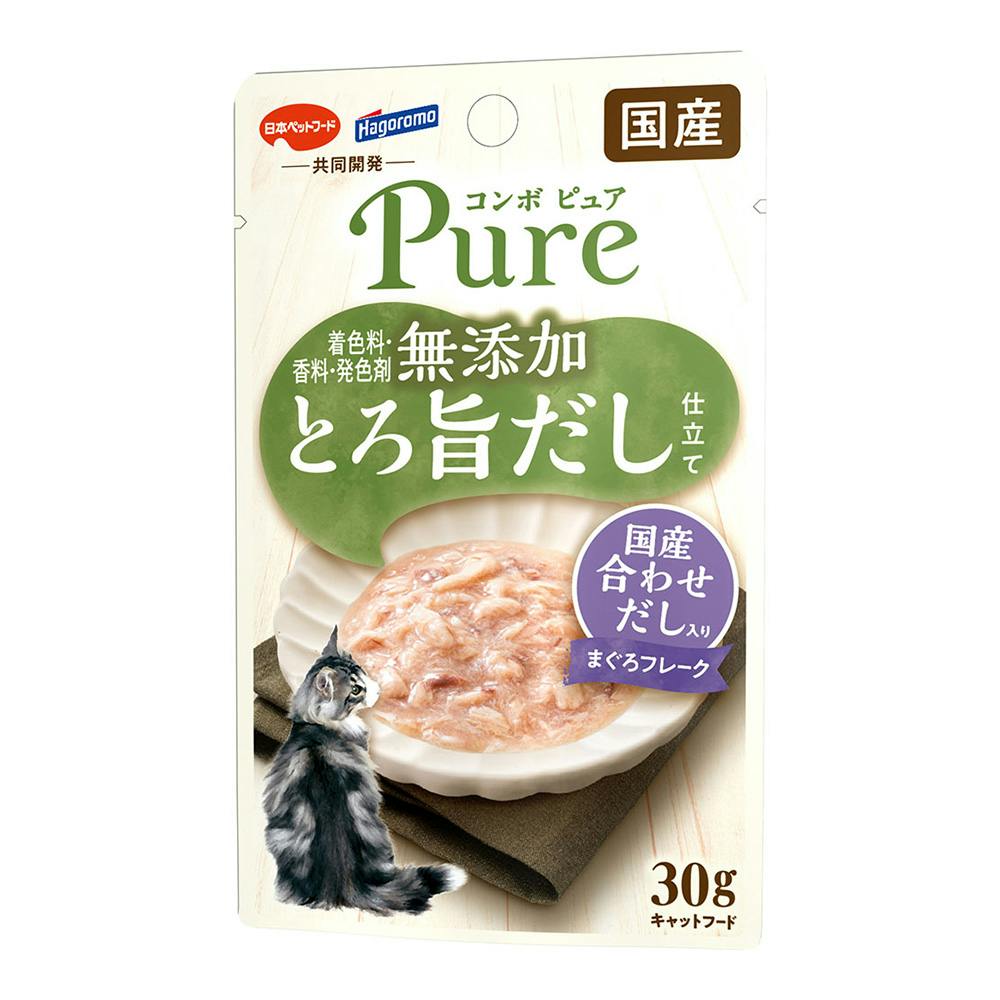 コンボ ピュア パウチ まぐろ・国産合わせだし入り 30g 猫用ウェットフード(パウチ) コンボ ピュア パウチ まぐろ・国産合わせだし入り 30g 猫用ウェットフード(パウチ)