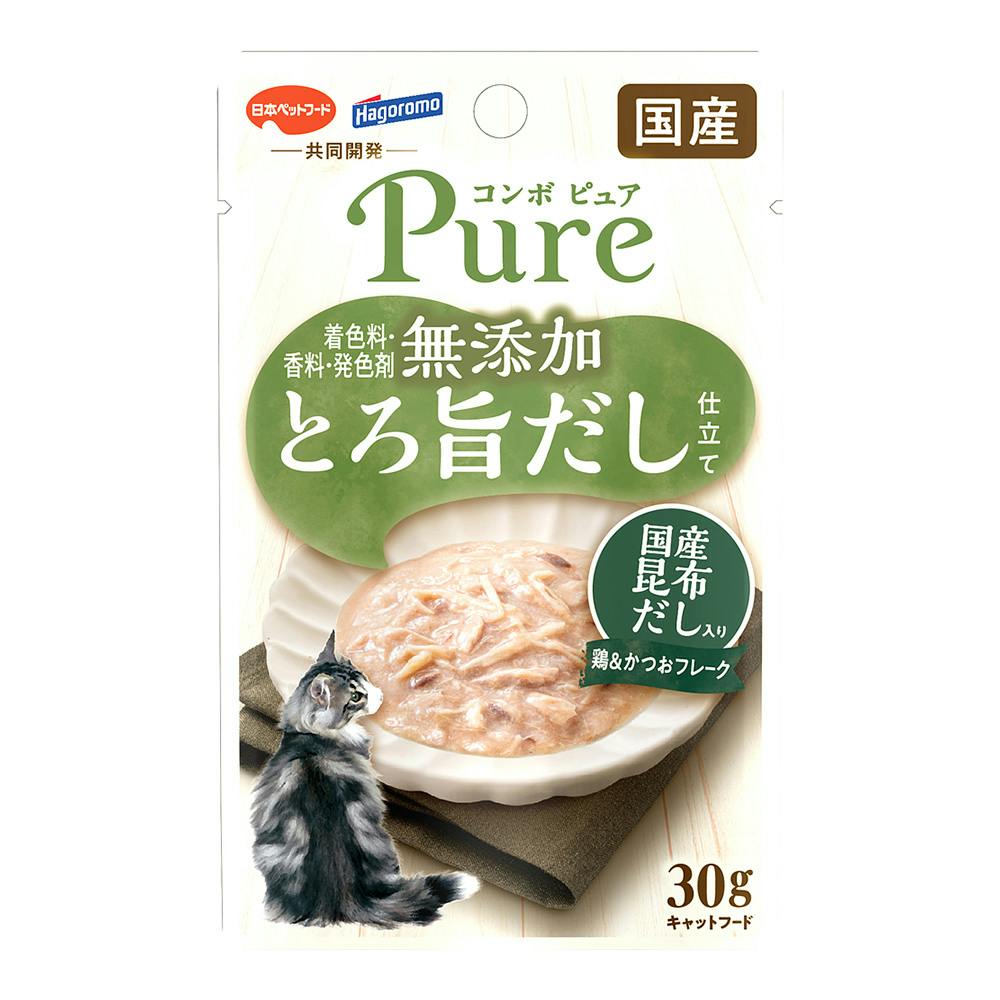 コンボ ピュア パウチ 鶏＆かつお・国産昆布だし入り 30g