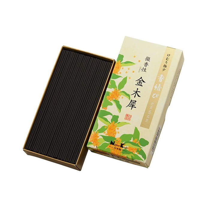 日本香堂 香結び 微香性 金木犀 バラ詰