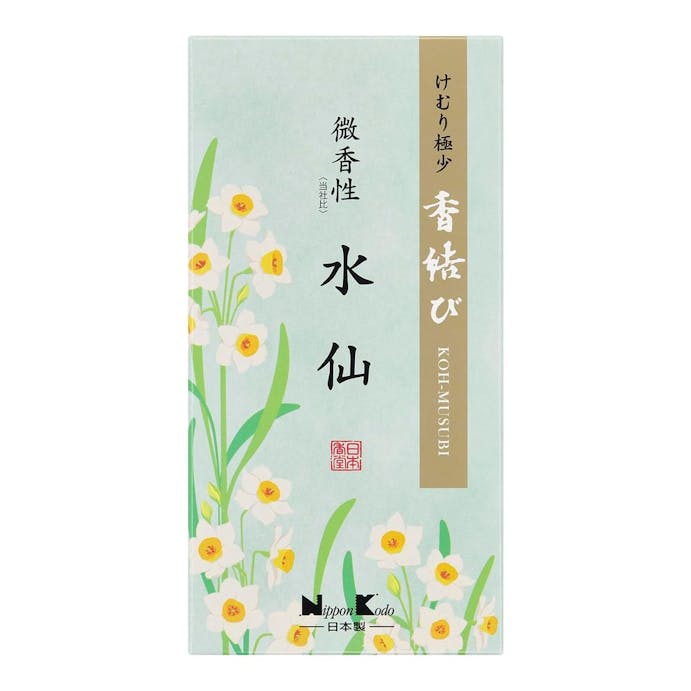 日本香堂 香結び 微香性 水仙 バラ詰