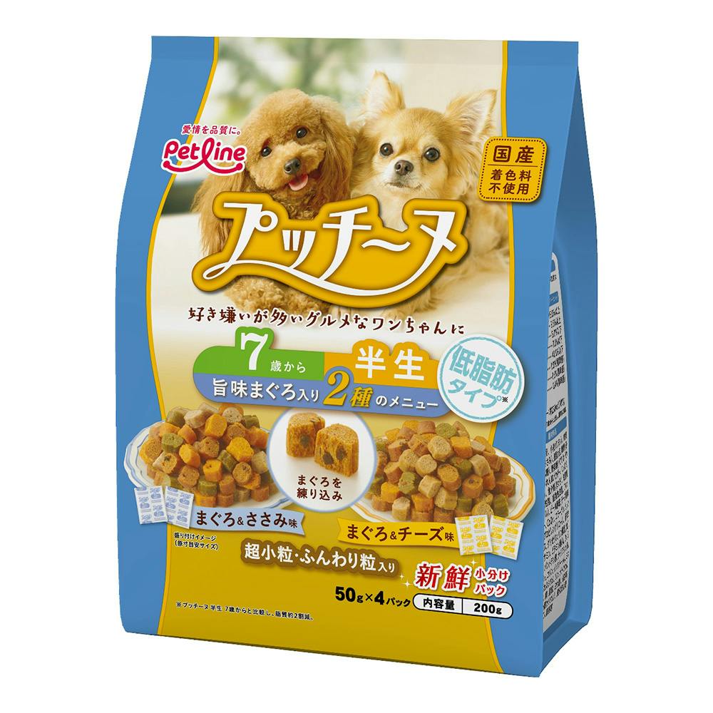 いぬのしあわせ プッチーヌ 7歳以上用 低脂肪 200g | ドッグフード