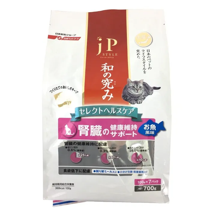 JP 和の究み 猫用 腎臓ガード かつお味 700g
