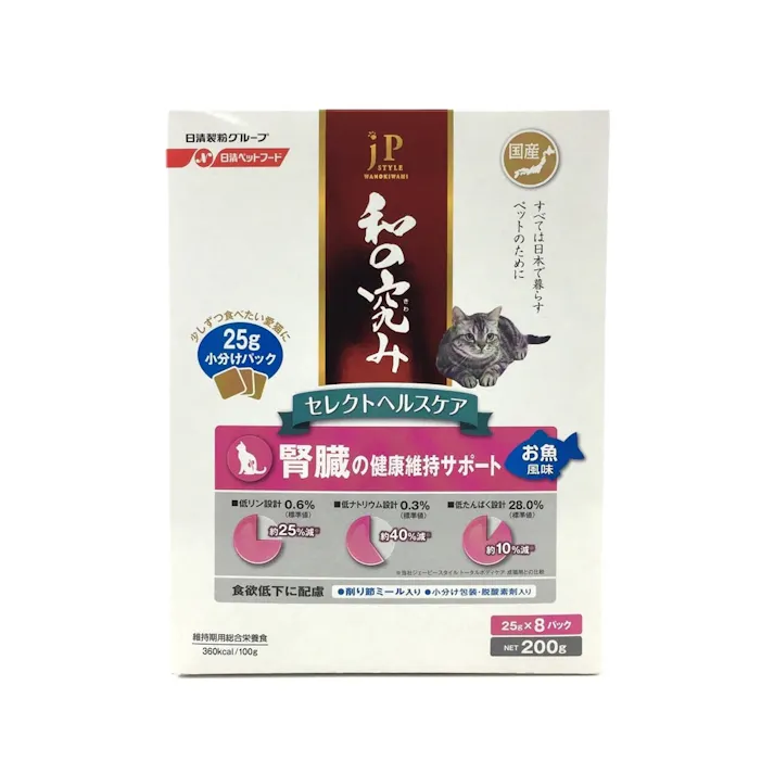ジェーピースタイル セレクトヘルスケア 腎臓の健康維持 お魚風味 200g