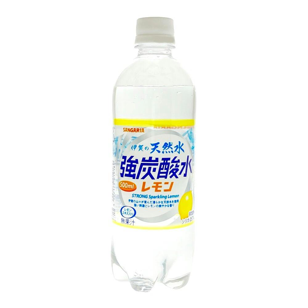 天然水 強炭酸水レモン 500ml