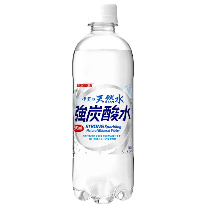 【ケース販売】伊賀の天然水 強炭酸水 500ml×24本