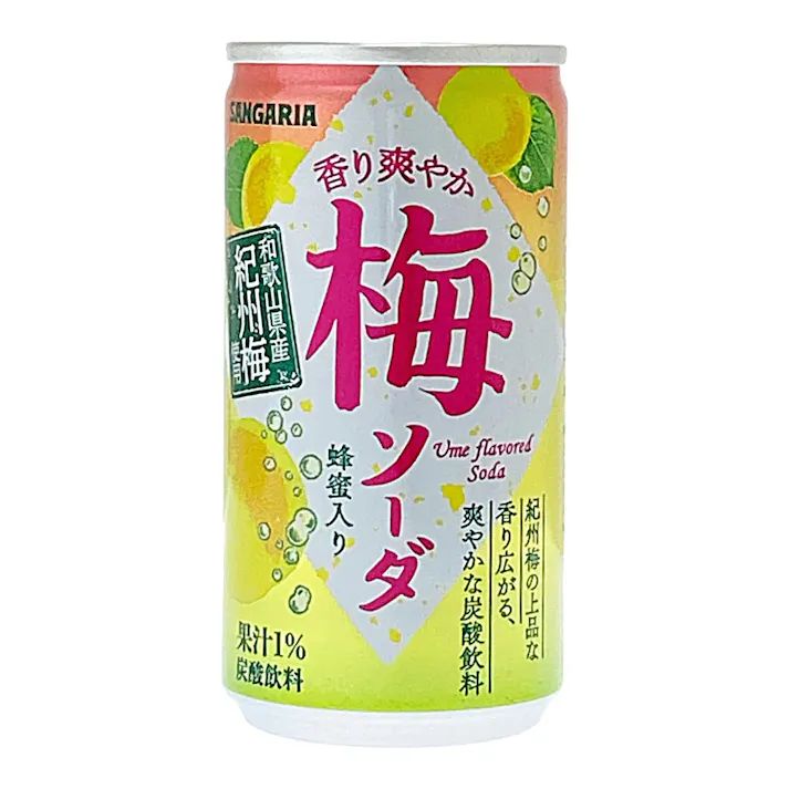 【ケース販売】香り爽やか梅ソーダ 190g×30本