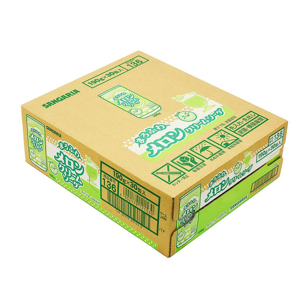 塩メロンパン出品です。PEライン500ｍ1.5号緑　6個セット ケース販売】まろふわメロンクリームソーダ 190gx30本 | 飲料・水