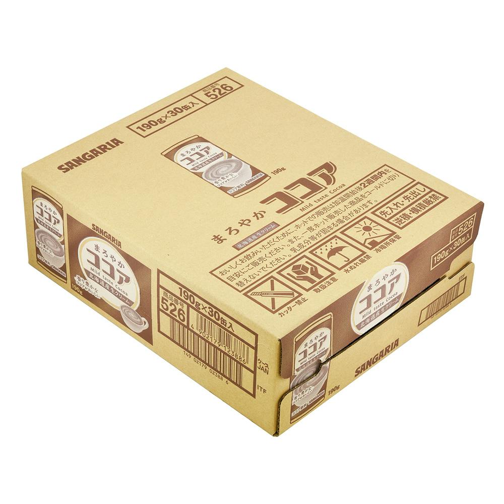 ケース販売】まろやかココア 190g×30本 | 飲料・水・お茶 通販