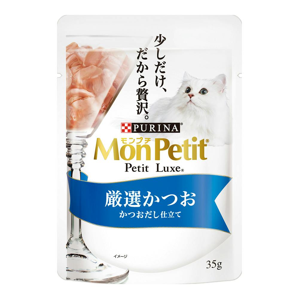 モンプチリュクスパウチ 厳選かつお 35g 猫用ウェットフード(パウチ) モンプチリュクスパウチ 厳選かつお 35g 猫用ウェットフード(パウチ)