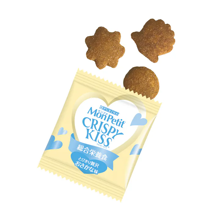 ピュリナ モンプチ クリスピーキッス 総合栄養食 贅沢おさかな味 6g×21袋 126g
