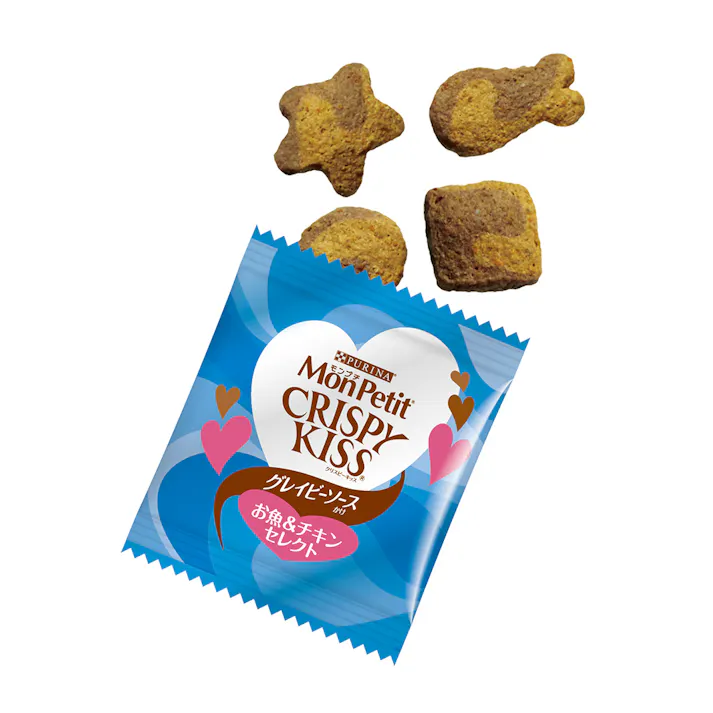 ピュリナ モンプチ クリスピーキッス バラエティパック グレイビーソース&厳選グルメセレクト 6g×24袋 144g