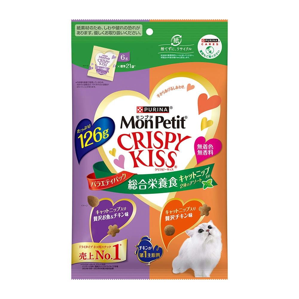 ピュリナ モンプチ クリスピーキッス チーズ＆チキンセレクト 6g