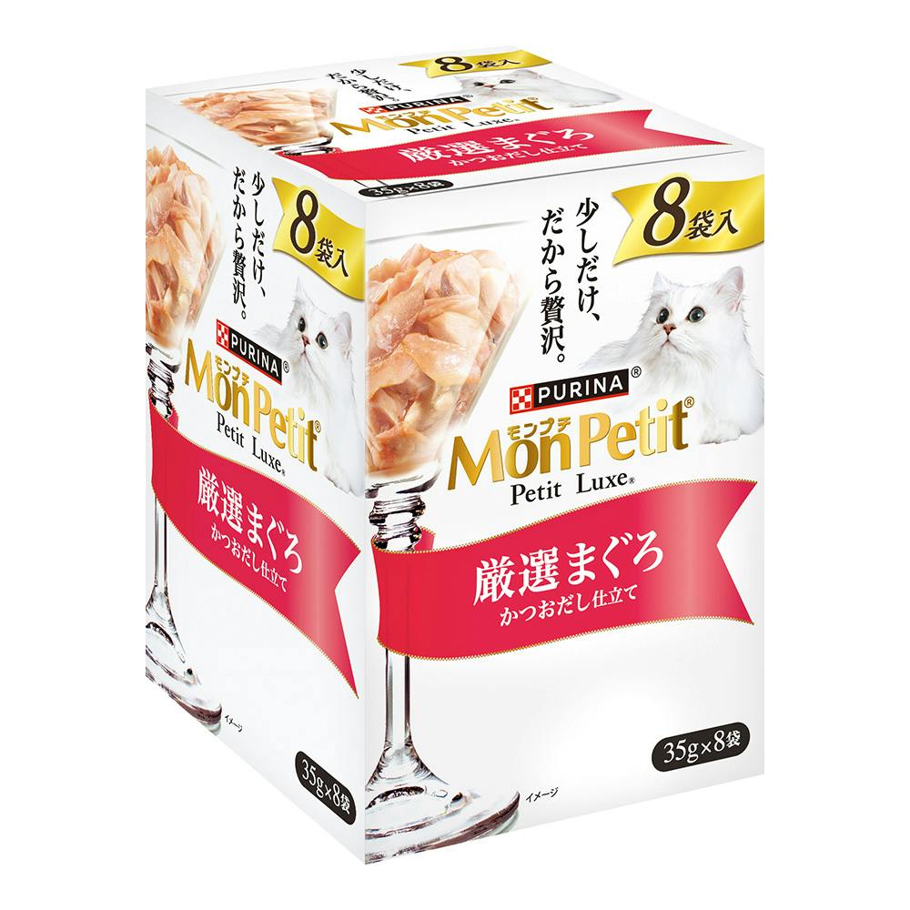 モンプチ プチリュクス 厳選まぐろ 8P 猫用ウェットフード(パウチ) モンプチ プチリュクス 厳選まぐろ 8P 猫用ウェットフード(パウチ)